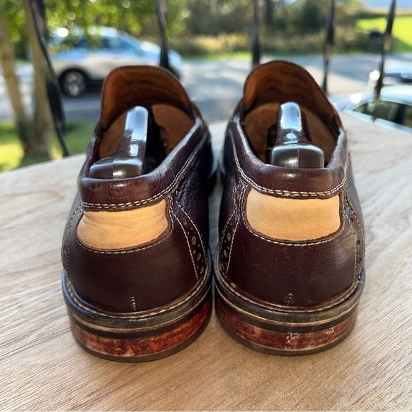 Johnston & Murphy Men's Shoes Size 8.5M Brown Leather Slip-on  Penny Flex - Picture 4 of 11